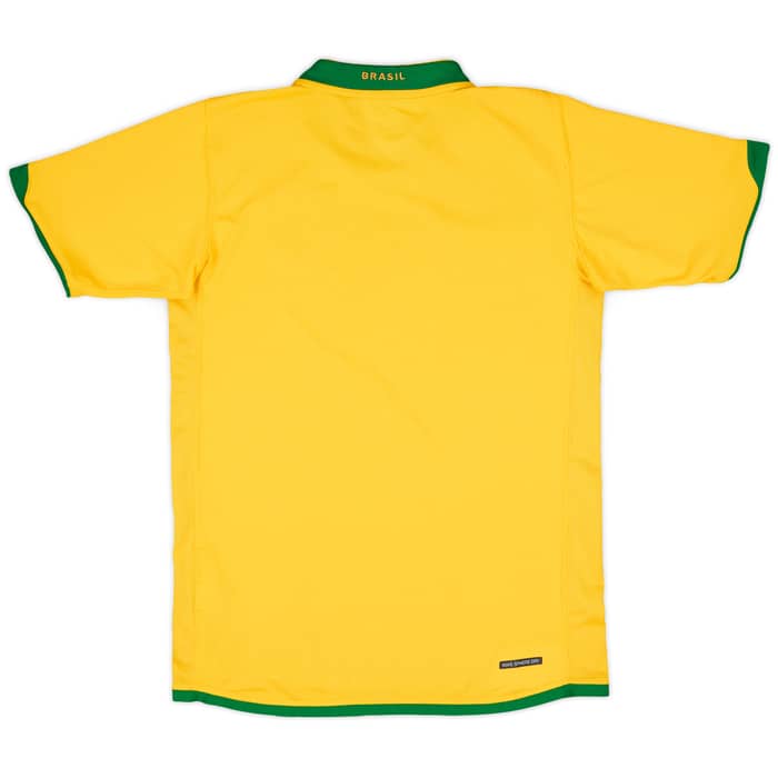 2006-08 Brazil Home Shirt - 7/10 - (XL.Boys)