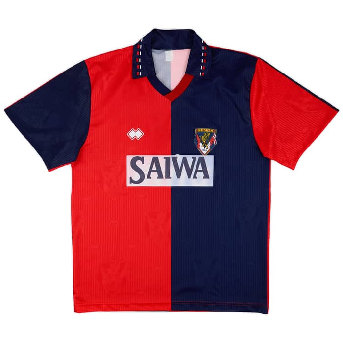 1991-92 Genoa Home Shirt #10 - 9/10 - (L)
