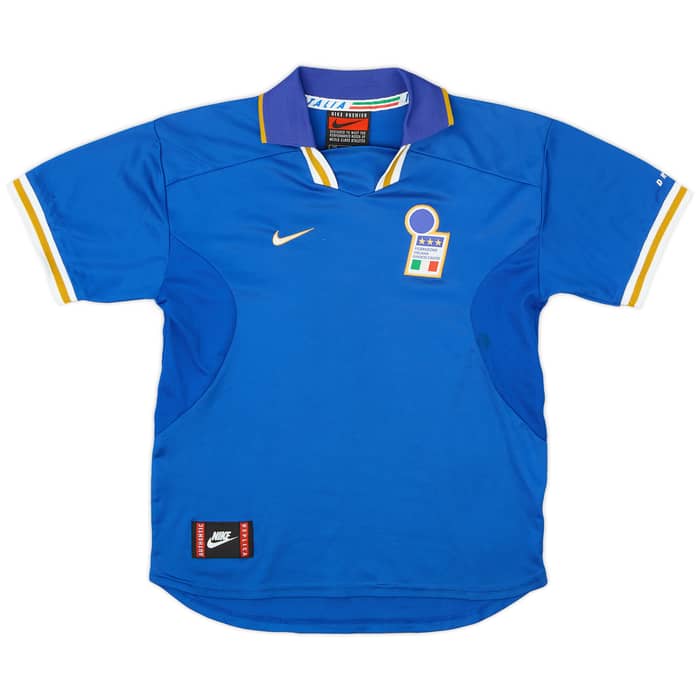 1996-97 Italy Home Shirt - 8/10 - (XL.Boys)