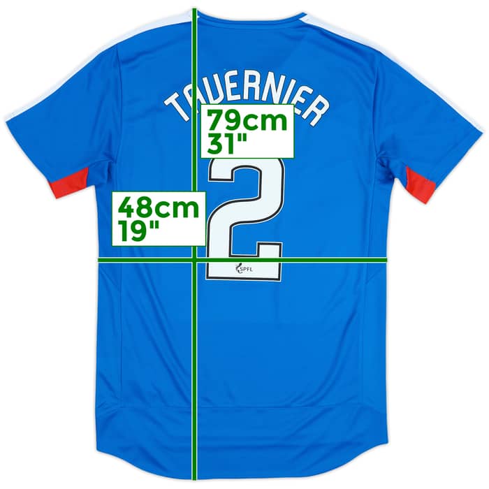 2015-16 Rangers Home Shirt Tavernier #2 - 5/10 - (M)