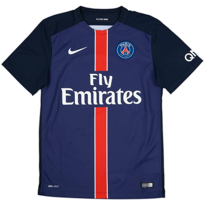 2015-16 Paris Saint-Germain Home Shirt Ibrahimovic #10 - 7/10 - (S)