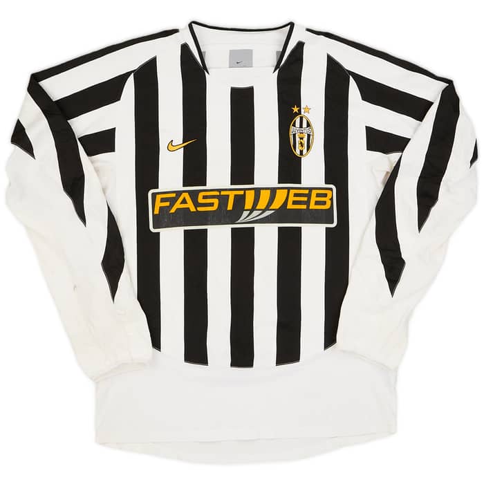 2003-04 Juventus Home L/S Shirt Del Piero #10 - 7/10 - (S)