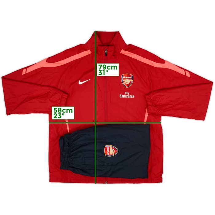 2010-11 Arsenal Nike Tracksuit - 9/10 - (L)