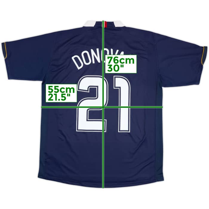 2006-07 USA Away Shirt Donovan #21 - 8/10 - (L)
