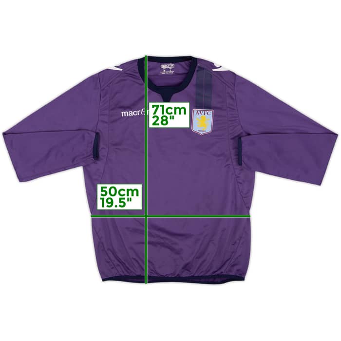 2012-13 Aston Villa Macron Drill Top - 8/10 - (S)