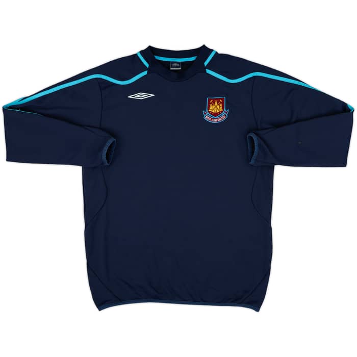 2009-10 West Ham Umbro Sweat Top - 7/10 - (XL)