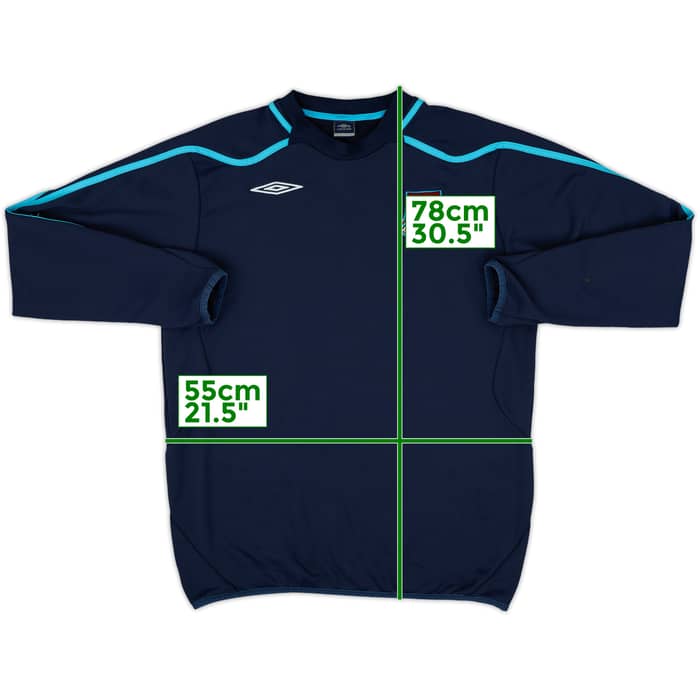 2009-10 West Ham Umbro Sweat Top - 7/10 - (XL)