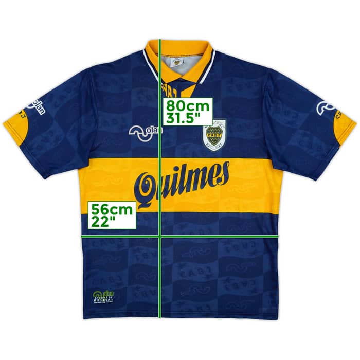 1995-97 Boca Juniors Home Shirt - 5/10 - (L)