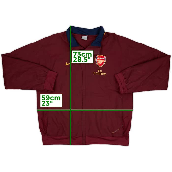 2007-08 Arsenal Nike Track Jacket - 8/10 - (L)