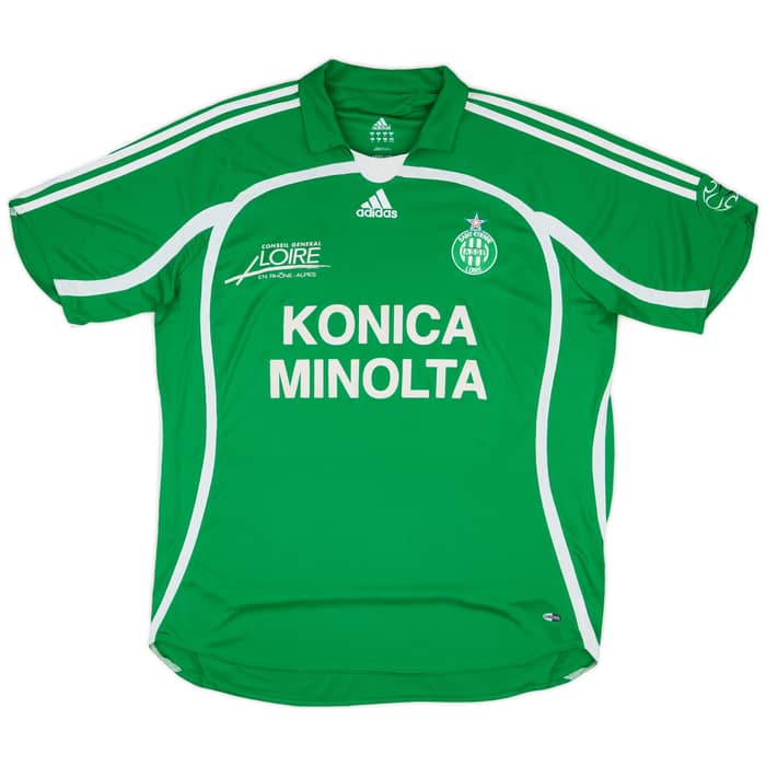 2006-07 Saint Etienne Home Shirt Perrin #24 - 8/10 - (XL)