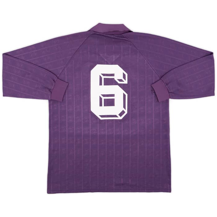 1988-90 Fiorentina Match Issue Home L/S Shirt #6