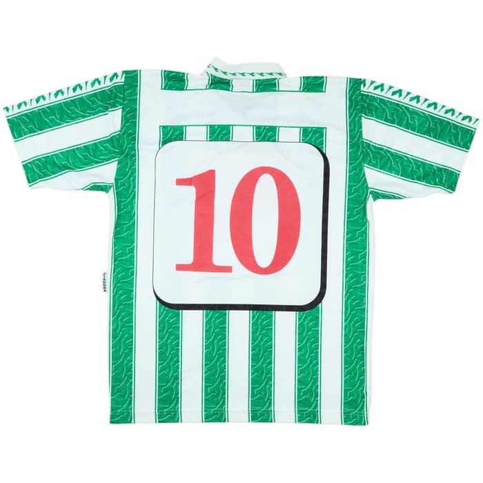 1996-98 Rapid Vienna Match Issue Home Shirt #10