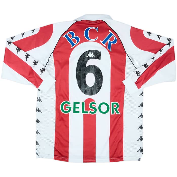 1998-99 Rapid Bucuresti Match Issue Home L/S Shirt #6