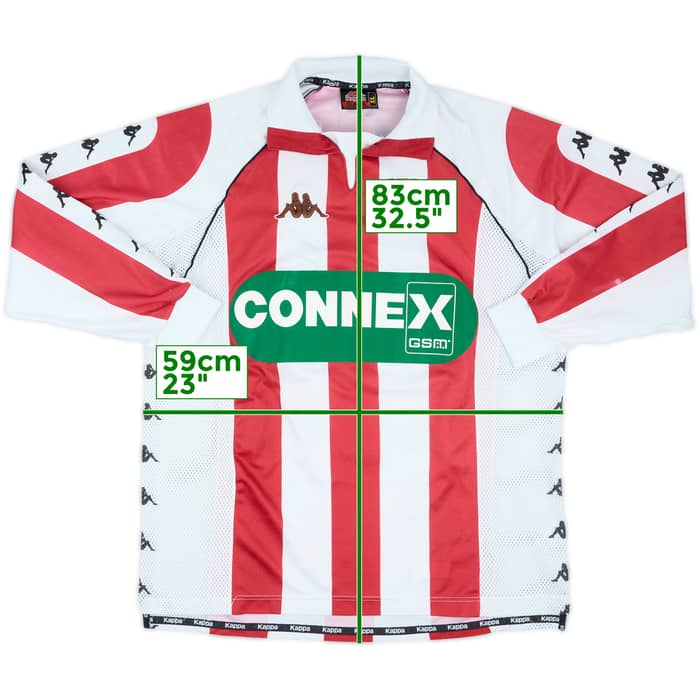 1998-99 Rapid Bucuresti Match Issue Home L/S Shirt #6