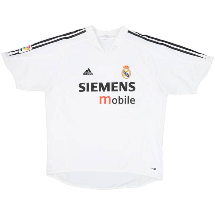 2004-05 Real Madrid Home Shirt Zidane #5 - 5/10 - (XXL)