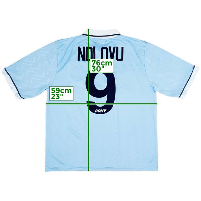 1994-96 Coventry Home Shirt Ndlovu #9 - 8/10 - (XL)