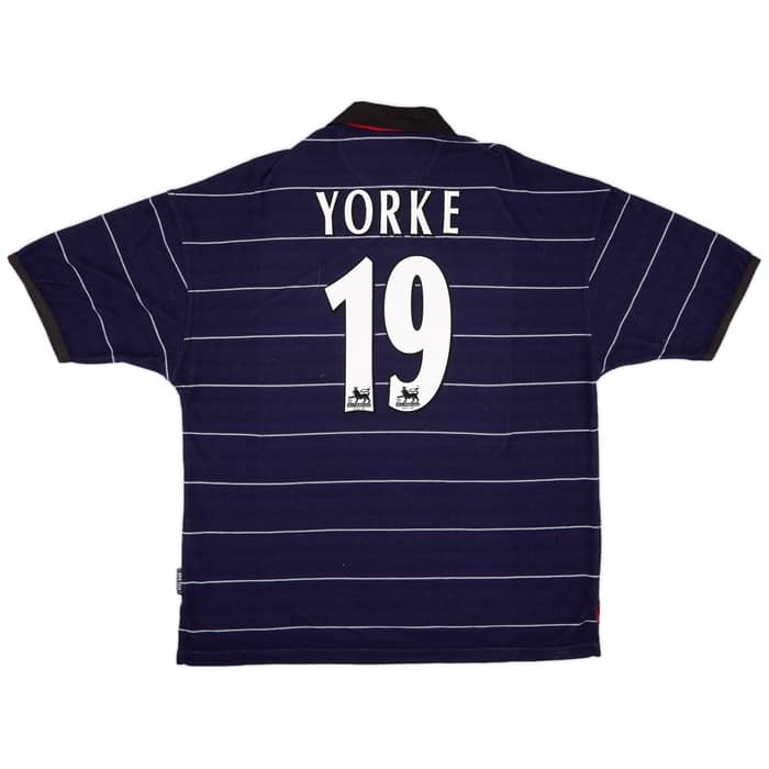 1999-00 Manchester United Away Shirt Yorke #19 - 9/10 - (XXL)