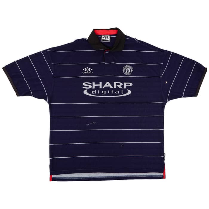1999-00 Manchester United Away Shirt Yorke #19 - 9/10 - (XXL)