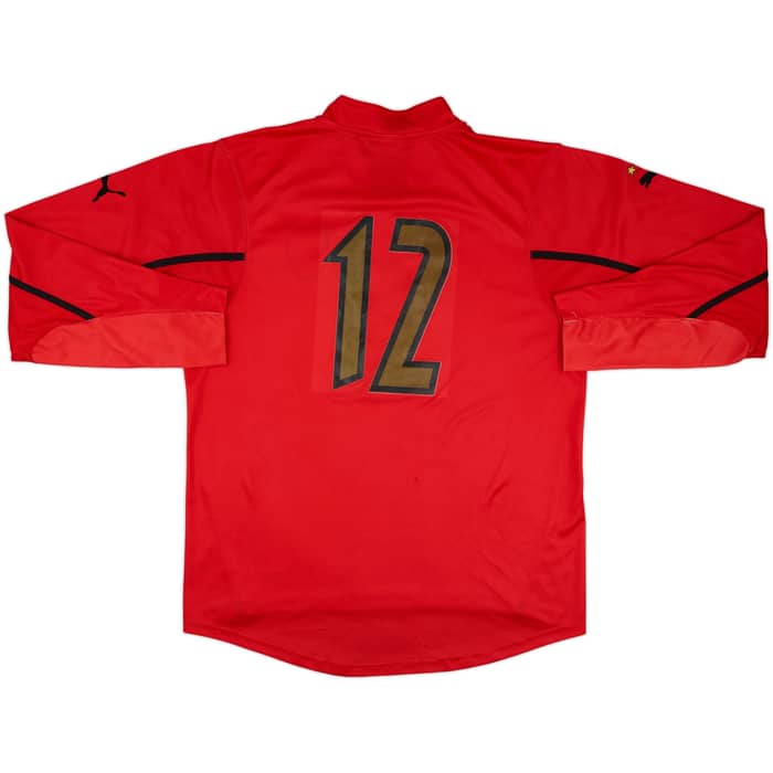 2003-04 Italy Match Issue GK Shirt #12