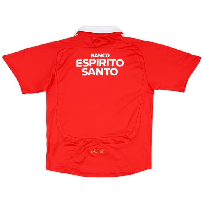 2007-08 Benfica Home Shirt - 8/10 - (S.Boys)