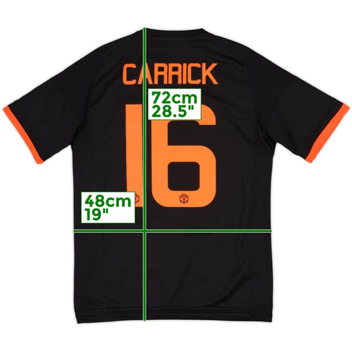 2015-16 Manchester United Third Shirt Carrick #16 - 10/10 - (M)