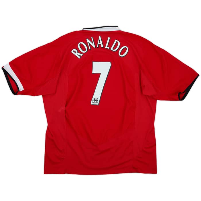 2004-06 Manchester United Home Shirt Ronaldo #7 - 6/10 - (XXL)