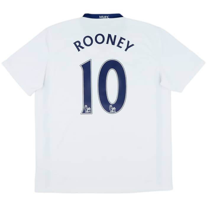 2008-10 Manchester United Away Shirt Rooney #10 - 6/10 - (L)