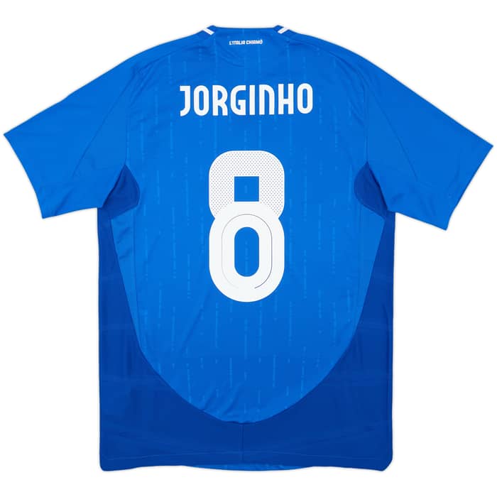 2024-25 Italy Authentic Home Shirt Jorginho #8 - 10/10 - (M)