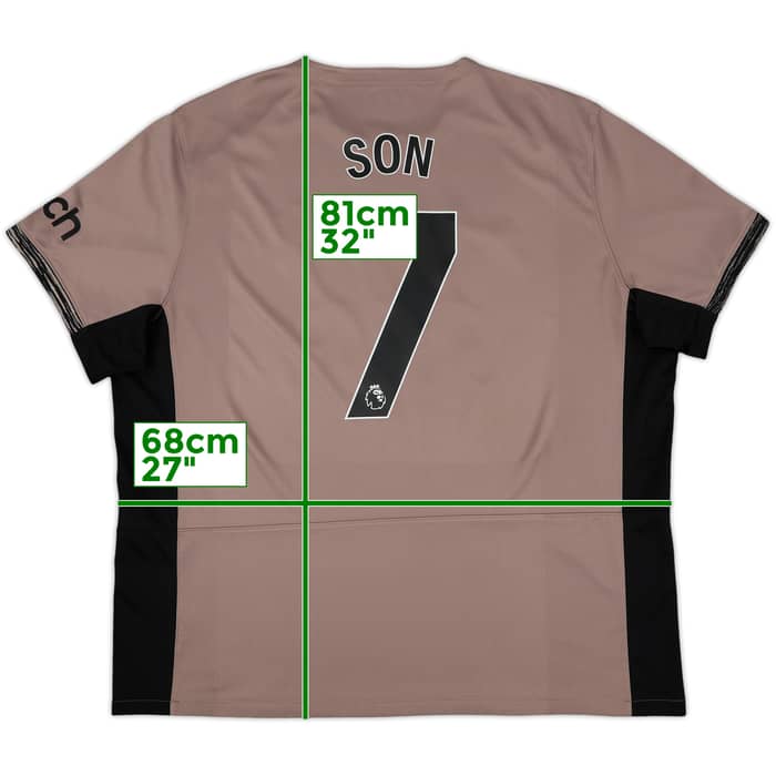2023-24 Tottenham Third Shirt Son #7 - 9/10 - (3XL)