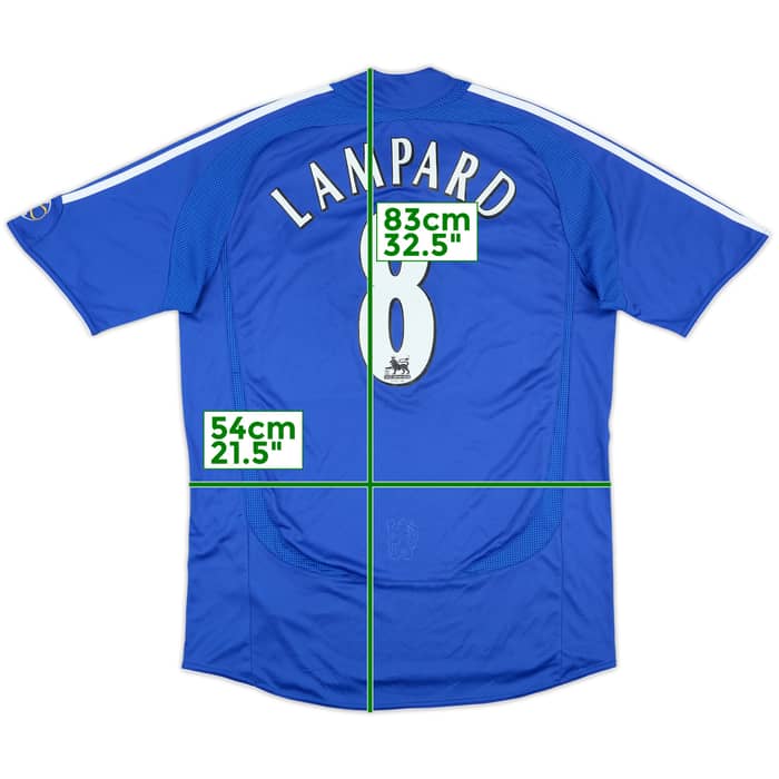 2006-08 Chelsea Home Shirt Lampard #8 - 8/10 - (M)