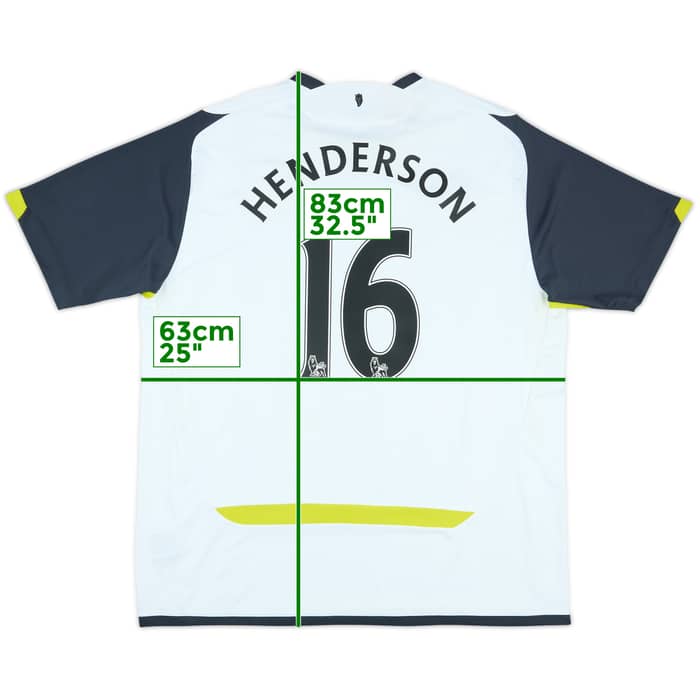 2009-10 Sunderland Away Shirt Henderson #16 - 8/10 - (XXL)
