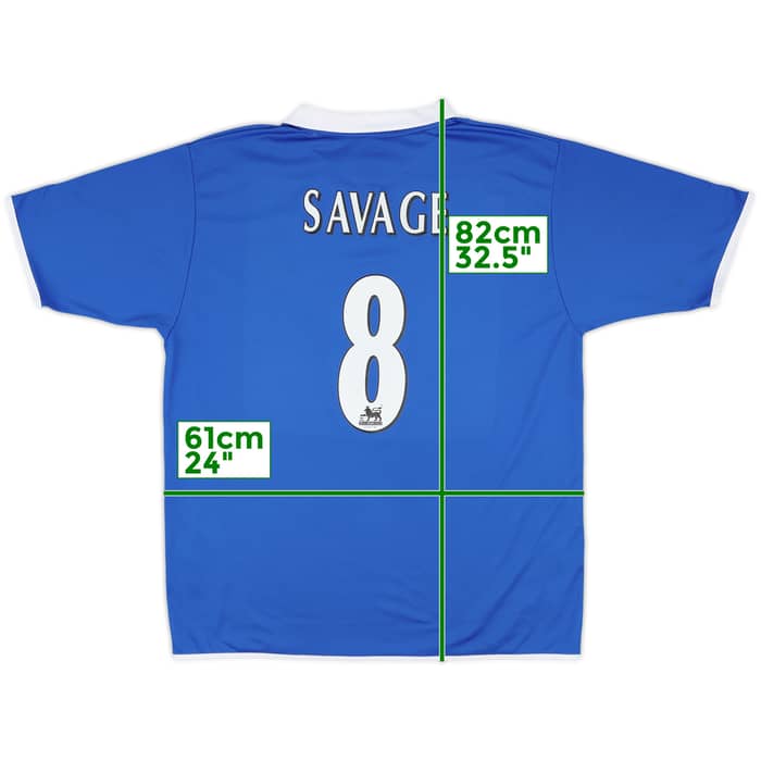 2004-05 Birmingham Home Shirt Savage #8 - 8/10 - (XL)