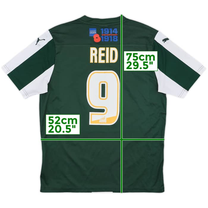 2014-15 Plymouth Argyle Home Shirt Reid #9 - 4/10 - (L)