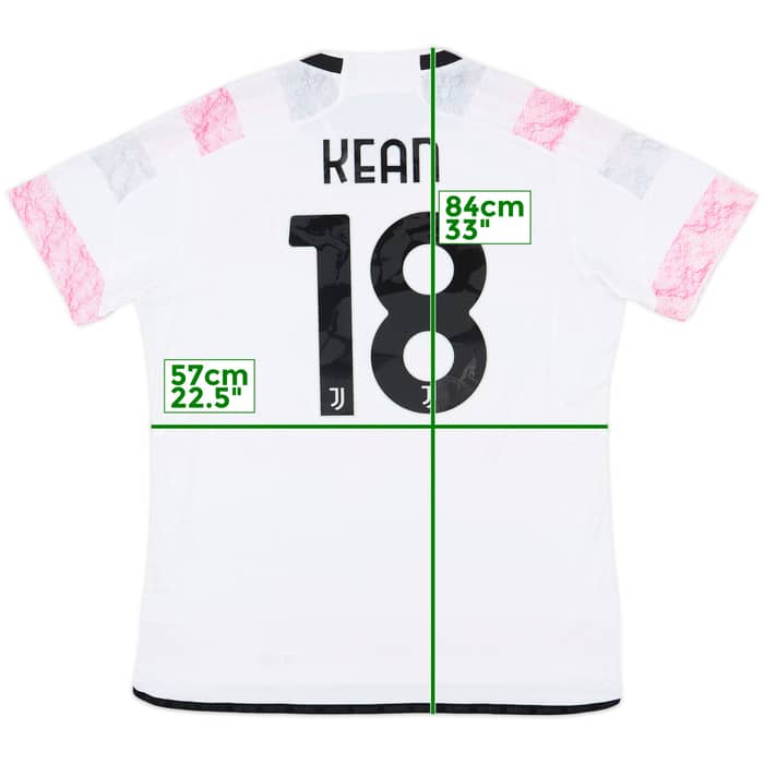 2023-24 Juventus Authentic Away Shirt Kean #18 - 10/10 - (XL)