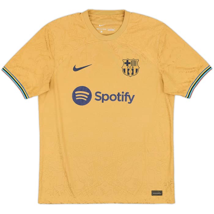 2022-23 Barcelona Authentic Away Shirt Lewandowski #9 - 9/10 - (L)