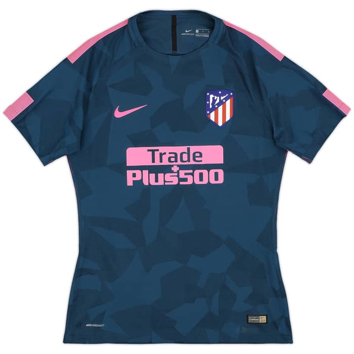 2017-18 Atletico Madrid Player Issue Third Shirt - 9/10 - (L)