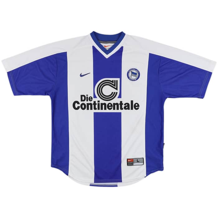 1999-00 Hertha Berlin Home Shirt - 8/10 - (L)