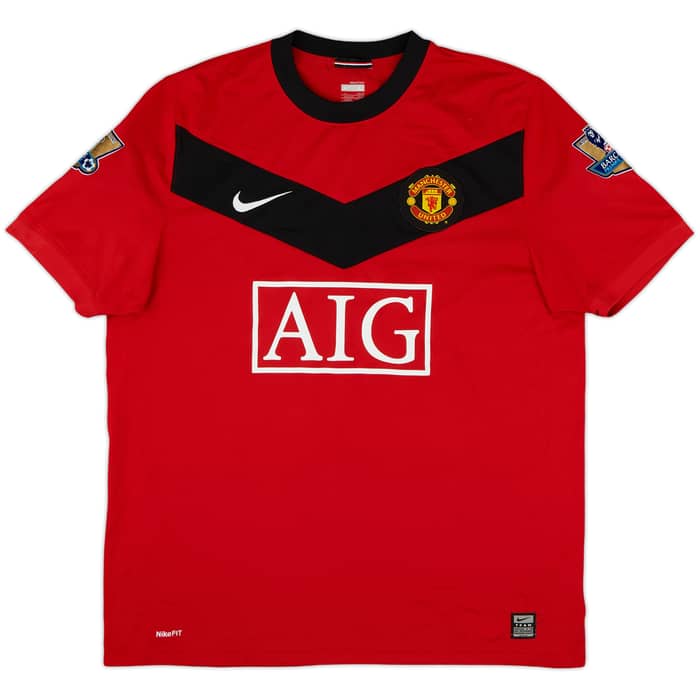 2009-10 Manchester United Home Shirt Rafael #21 - 6/10 - (L)