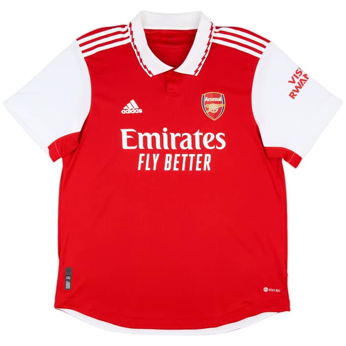2022-23 Arsenal Authentic Home Shirt Odegaard #8 - 8/10 - (XXL)