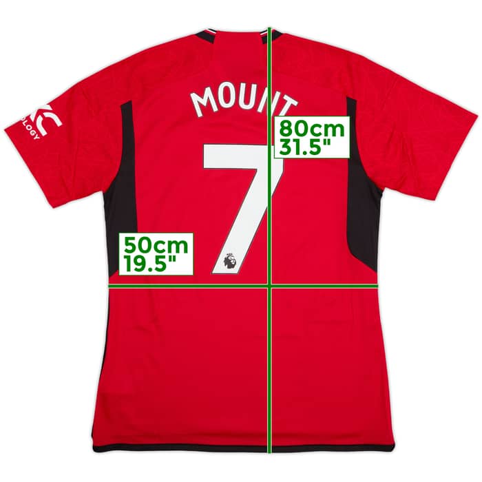 2023-24 Manchester United Home Shirt Mount #7 (L)
