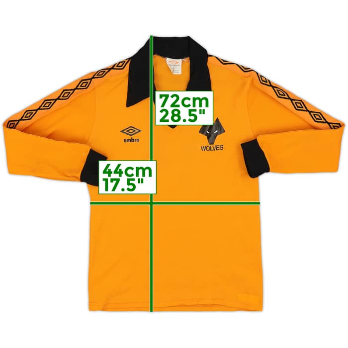 1979-82 Wolves Home L/S Shirt #9 - 9/10 - (S)