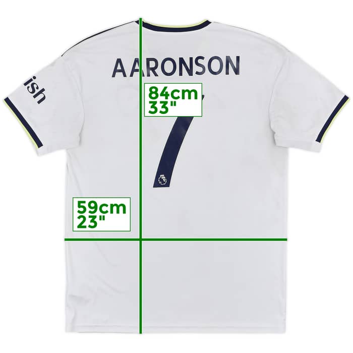 2022-23 Leeds United Home Shirt Aaronson #7 - 6/10 - (L)