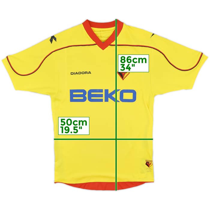 2008-09 Watford Home Shirt - 6/10 - (M)