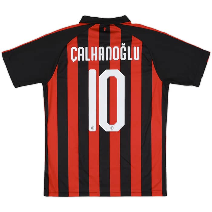 2018-19 AC Milan Home Shirt Calhanoglu #10 - 9/10 - (M)