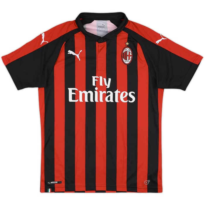 2018-19 AC Milan Home Shirt Calhanoglu #10 - 9/10 - (M)