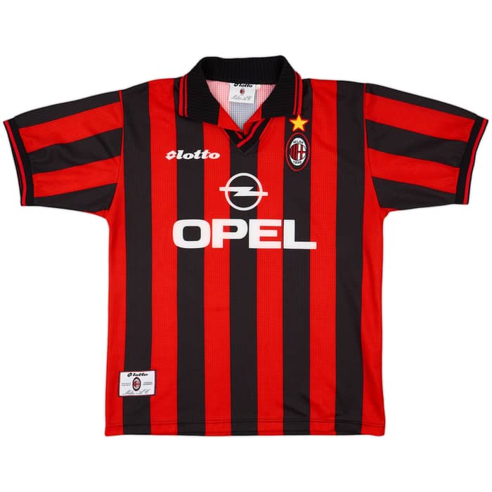 1997-98 AC Milan Home Shirt - 10/10 - (L)