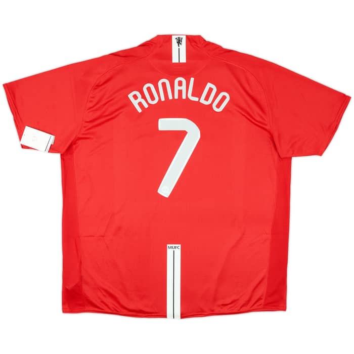 2007-09 Manchester United Home Shirt Ronaldo #7 (3XL)