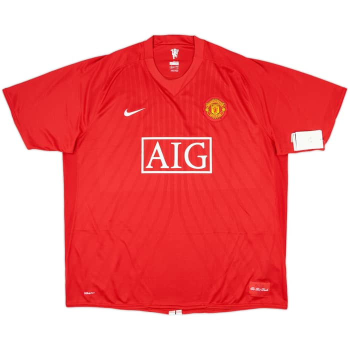 2007-09 Manchester United Home Shirt Ronaldo #7 (3XL)