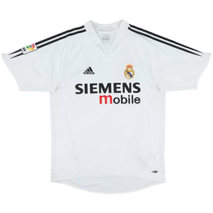 2004-05 Real Madrid Home Shirt Raul #7 - 8/10 - (M)