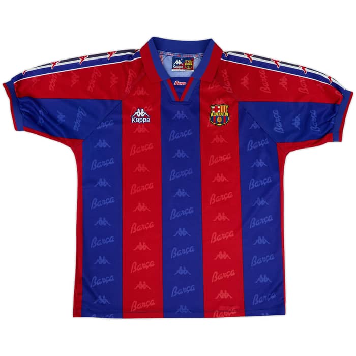 1995-97 Barcelona Home Shirt - 9/10 - (M)